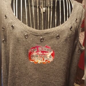 Cato's cold shoulder top, size XS